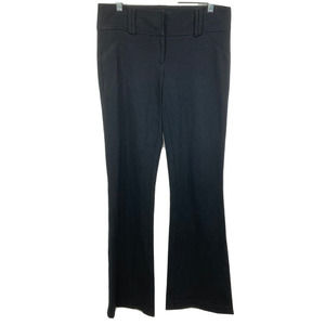 Cache Contour Pants Womens‎ Sz 4 Black Knit Stretch Flare Dress